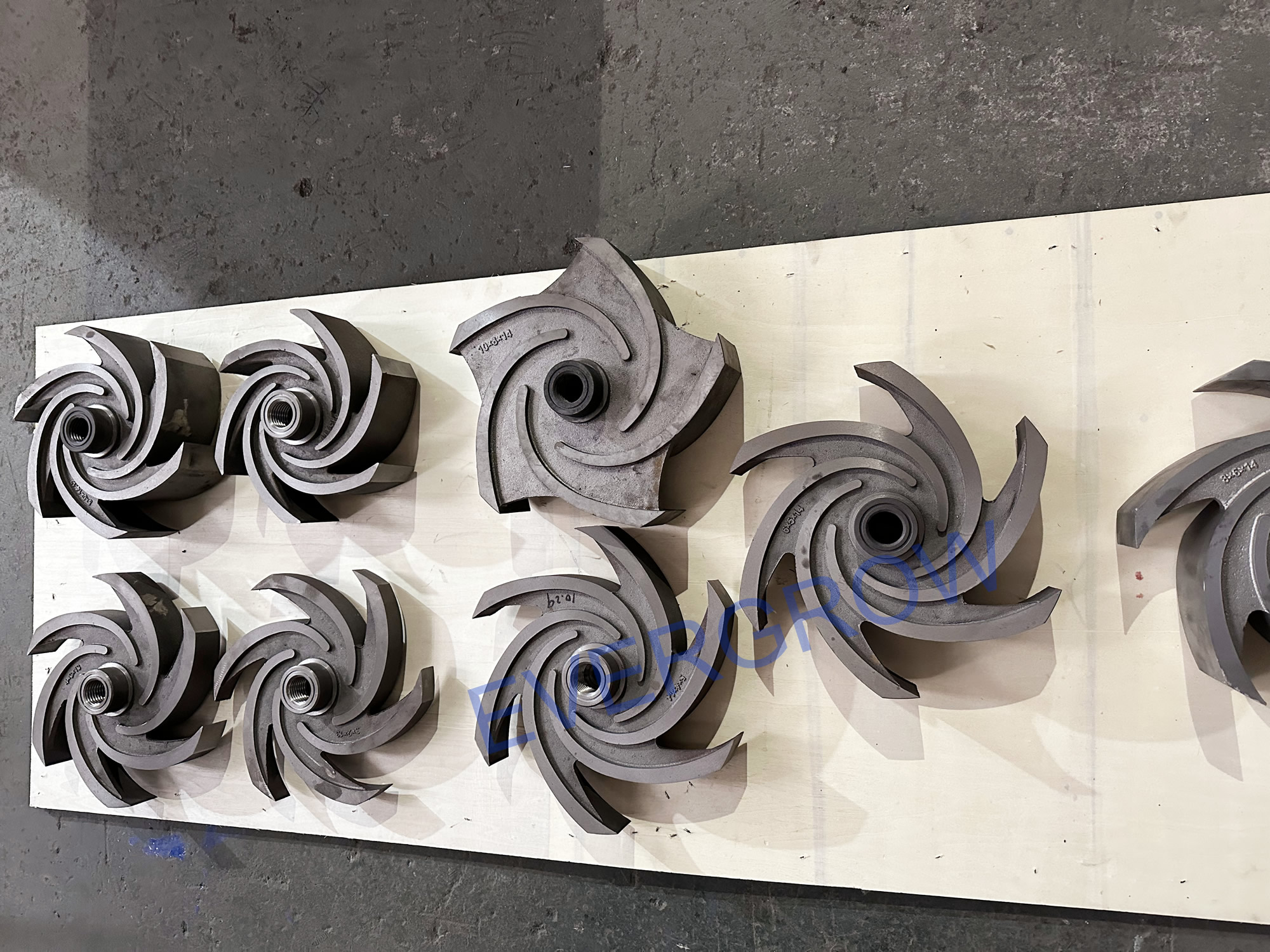 Open impeller/Semi-open impeller-EG250 Centrifugal pump impeller type