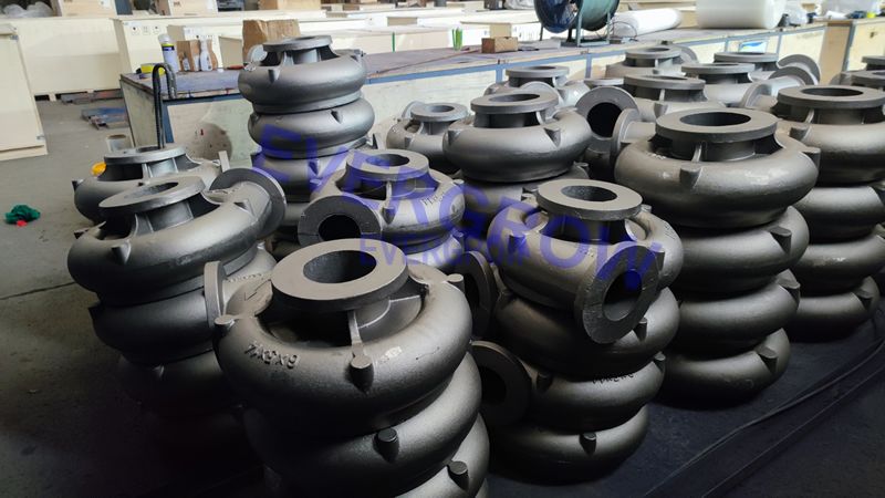 Pump housing waiting for painting