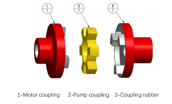 Coupling motor coupling