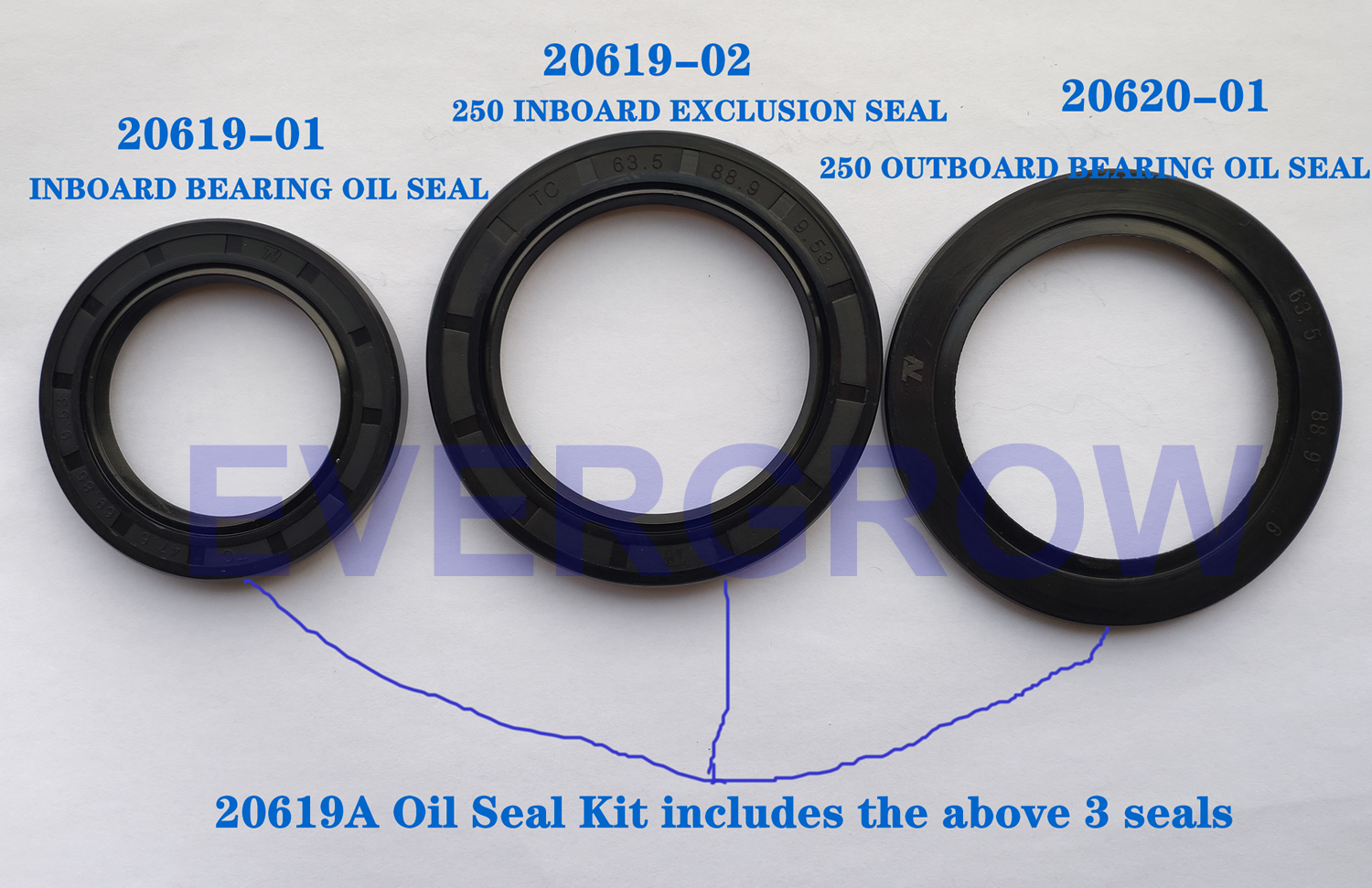 P25OSK Oil Seal Kit — Reliable Sealing Protection for EG-250 / MISSION / MCM 250 Pumps
